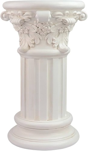 White roman column - column, pedestal
