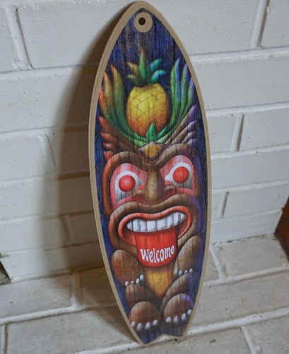 Tiki statue pineapple welcome - tiki,