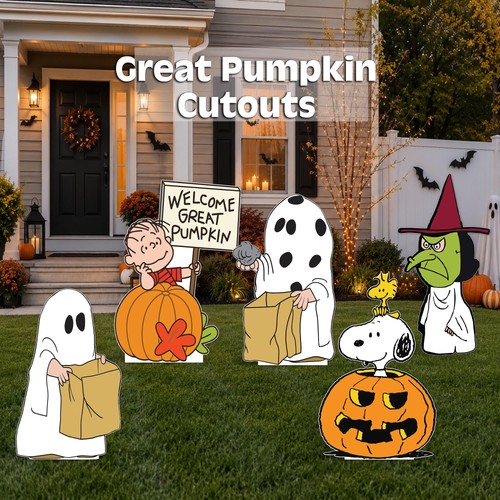 Peanuts halloween cutouts - , |
