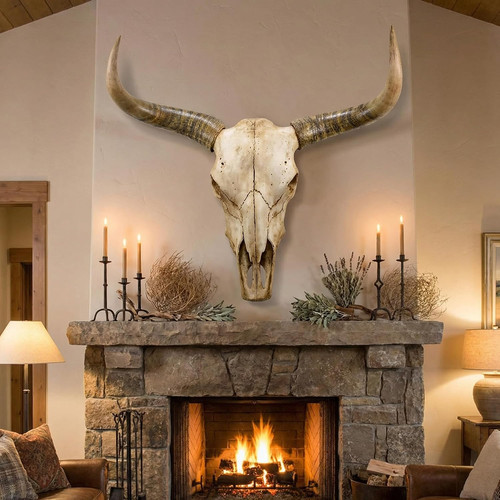 70in longhorn wall - longhorn,